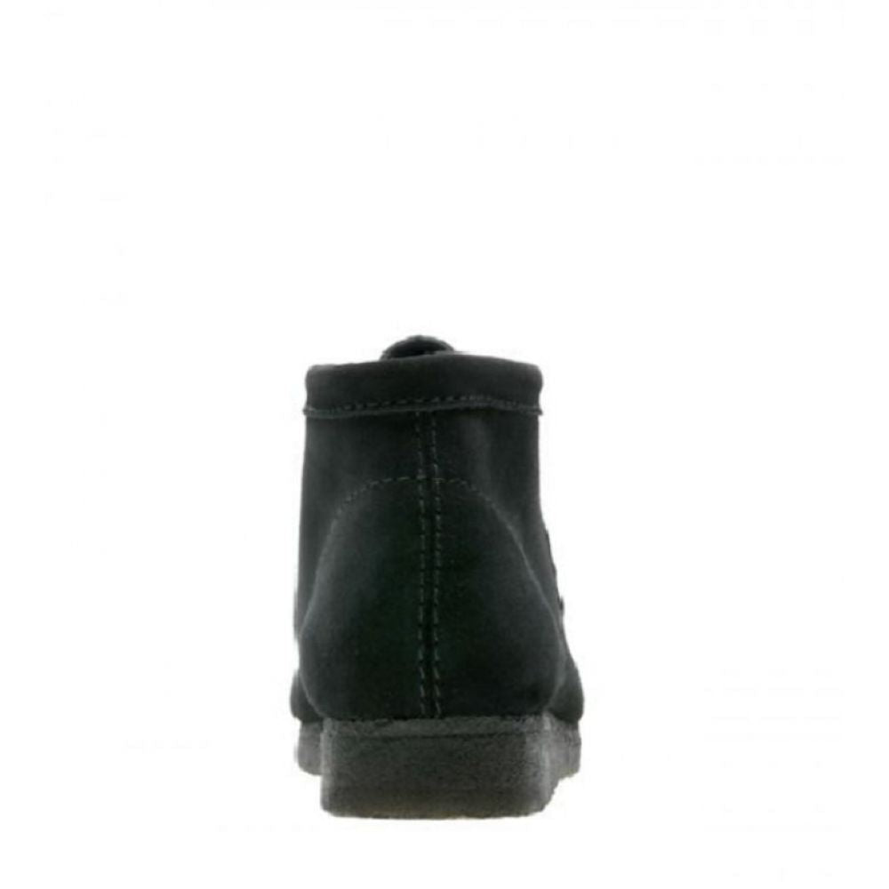 Clarks Men's Wallabee Boot in Black Suede