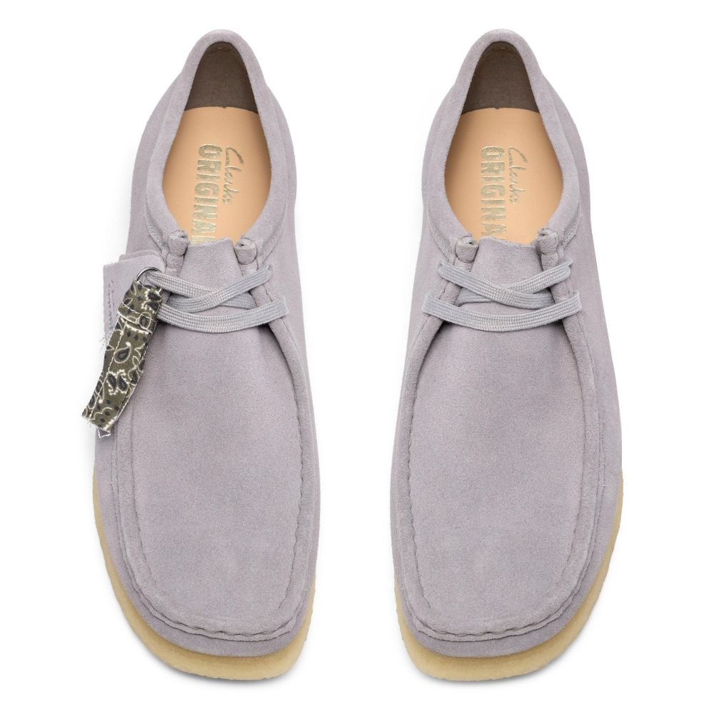 Clarks Men's Wallabee in Ash Suede