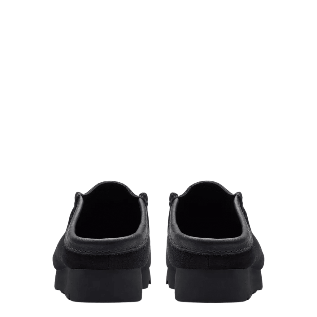 Clarks Men's Wallabee Slip in Black Suede
