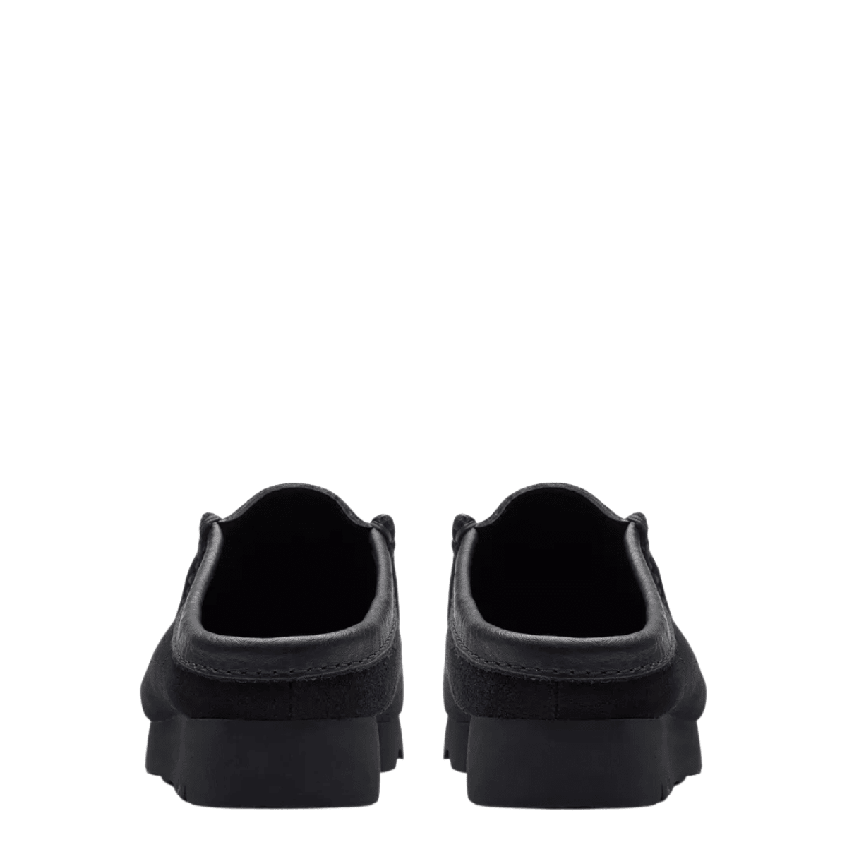 Clarks Men's Wallabee Slip in Black Suede