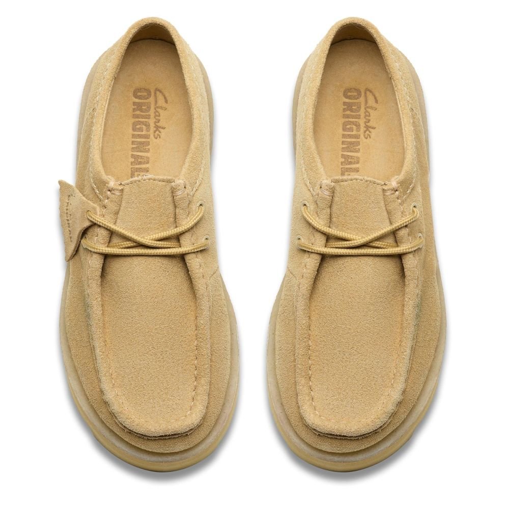 Clarks Women's Meare Walla in Maple Suede