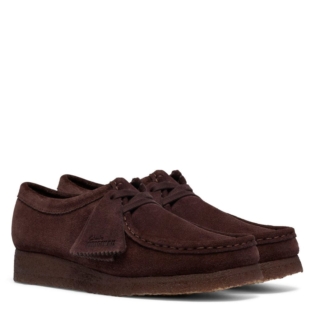 Clarks Women's Wallabee in Chocolate Suede