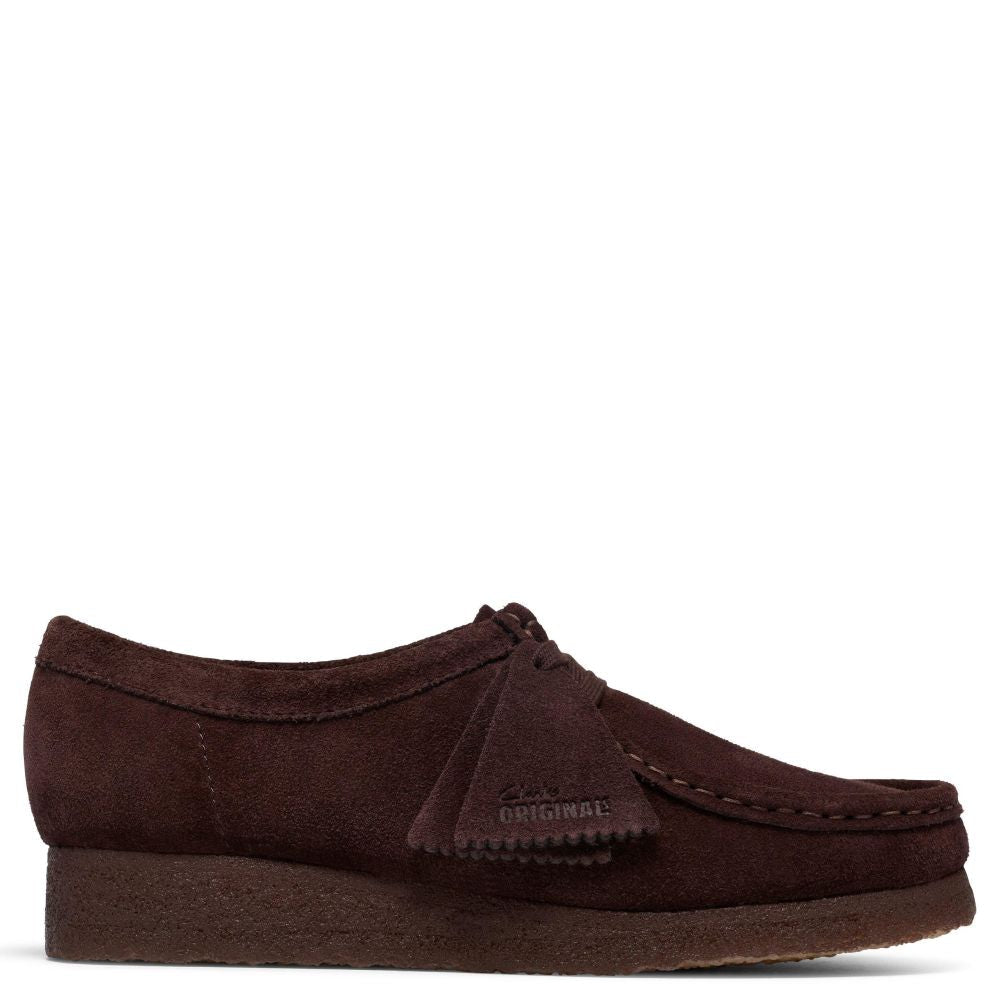 Clarks Women's Wallabee in Chocolate Suede
