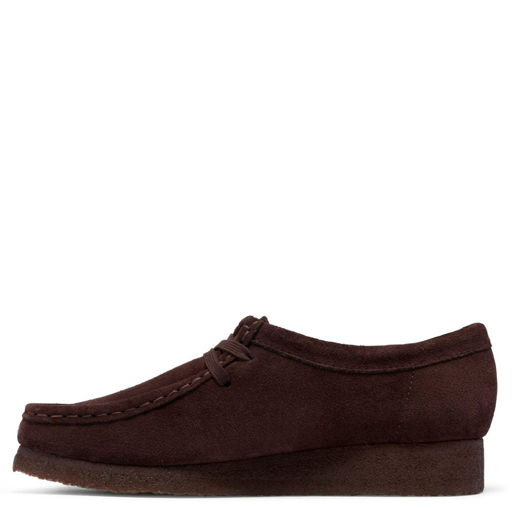 Clarks Women's Wallabee in Chocolate Suede