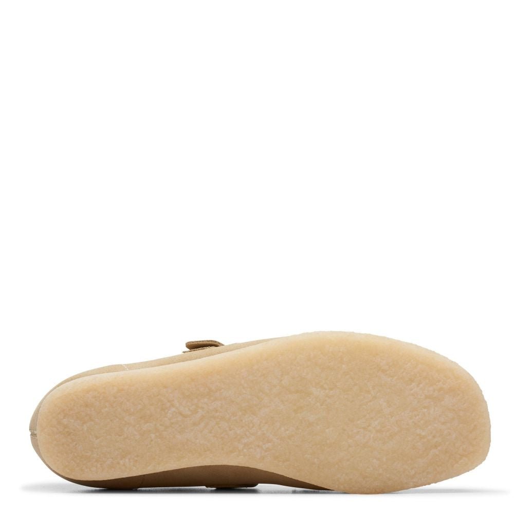 Clarks Women's Wallabee T-Bar in Maple Suede