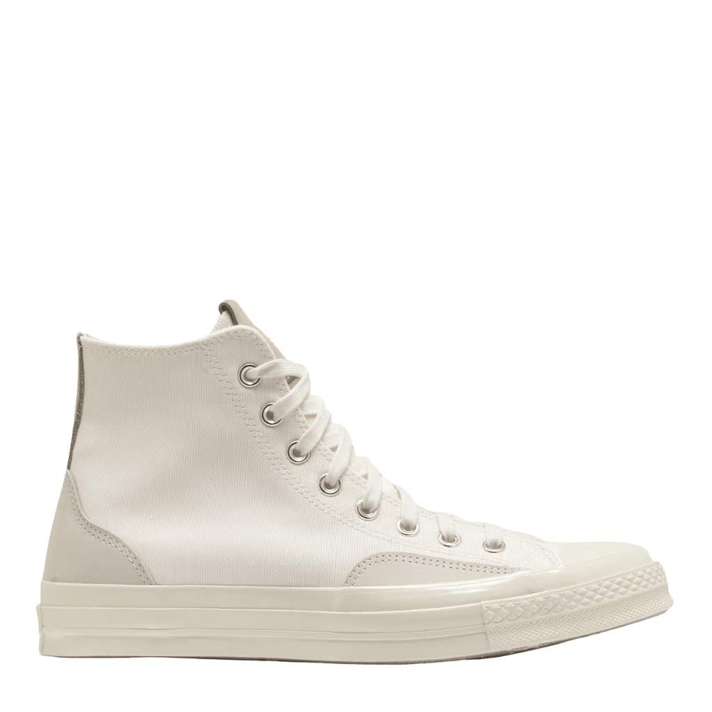 Converse Chuck 70 High Top Canvas & Suede in Vintage White/Egret/Papyrus