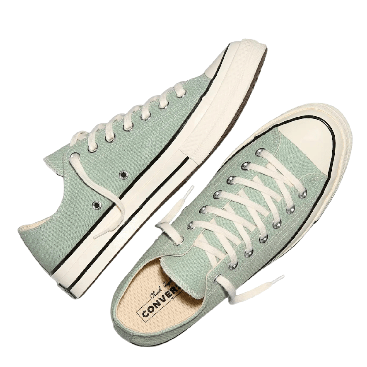 Converse Women's Chuck 70 Low in Thyme Again/Egret/Black
