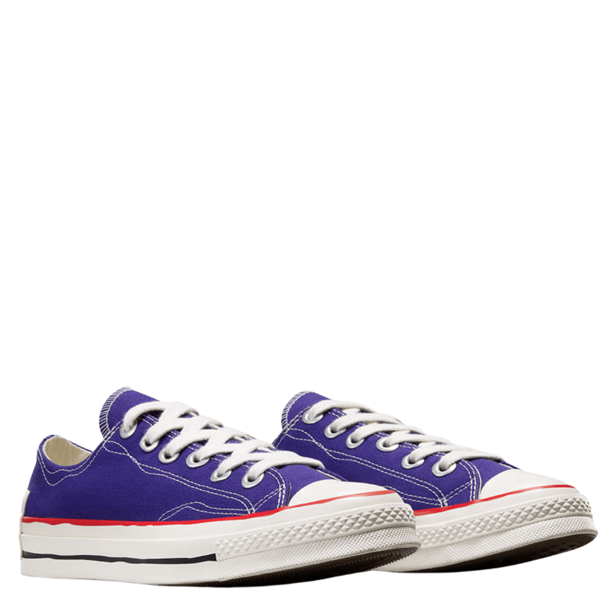 Converse Women's Chuck 70 Sketch Low Top in Court Purple/Egret/Red