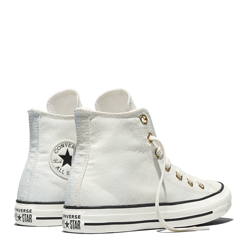 Converse Women's Chuck Taylor All Star High Top Shine in Egret/Black