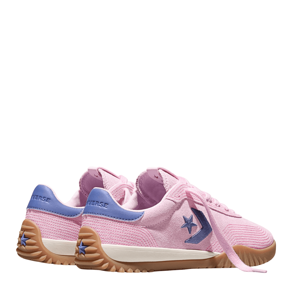 Converse Women's Run Star Trainer Stitched Suede in New Found Bloom/Pink