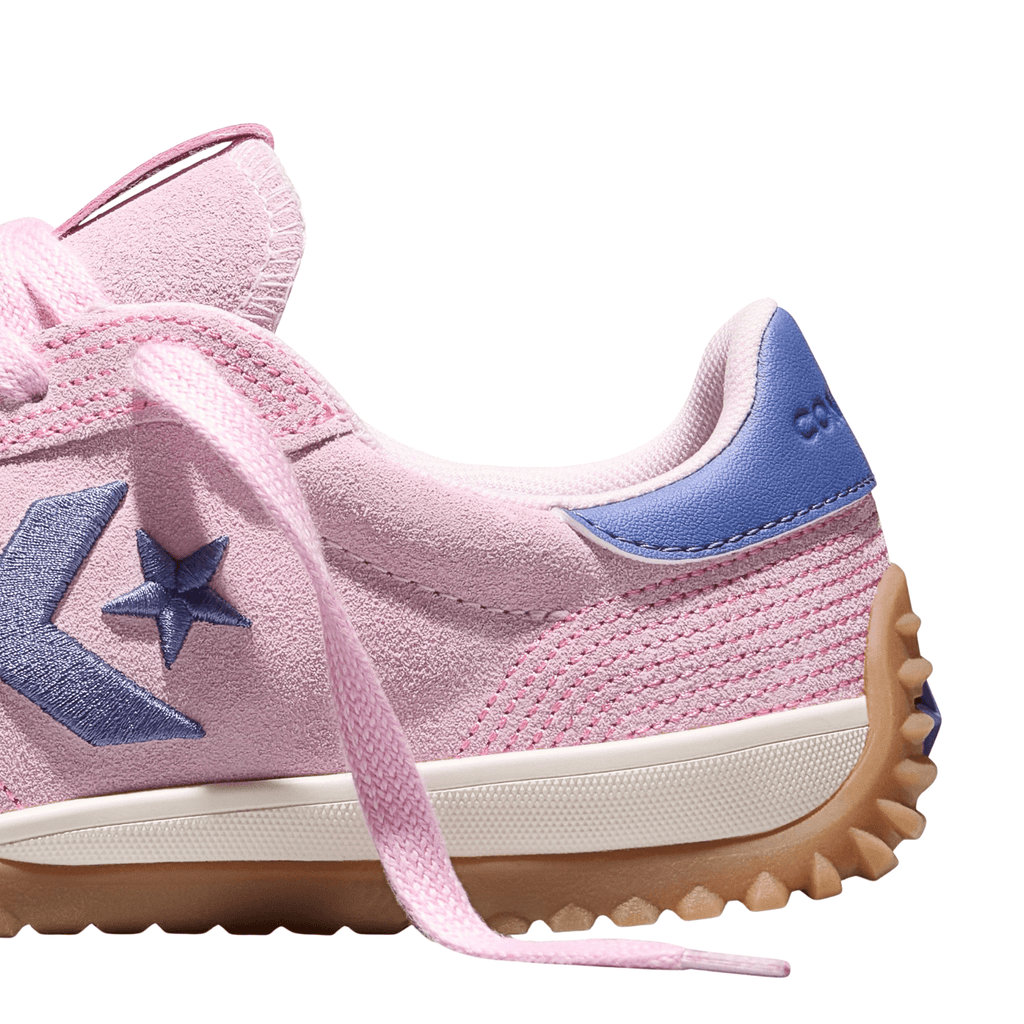 Converse Women's Run Star Trainer Stitched Suede in New Found Bloom/Pink
