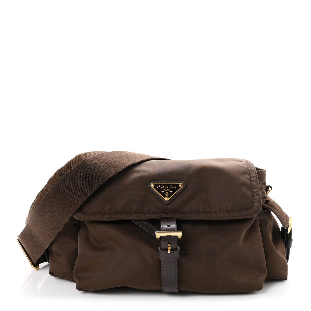 Re-Nylon Medium Explore Shoulder Bag Bruciato