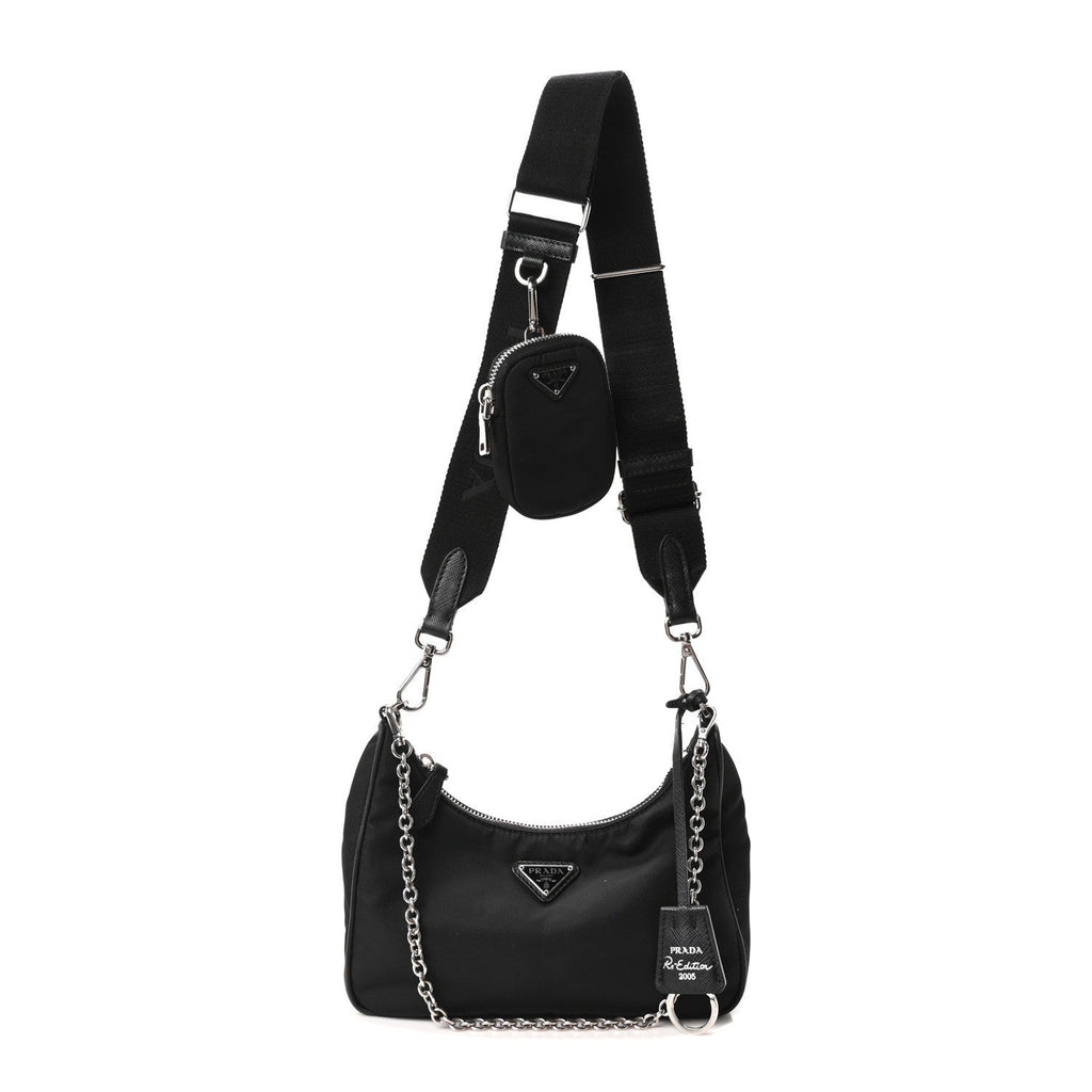 Nylon Re-Edition 2005 Shoulder Bag Black