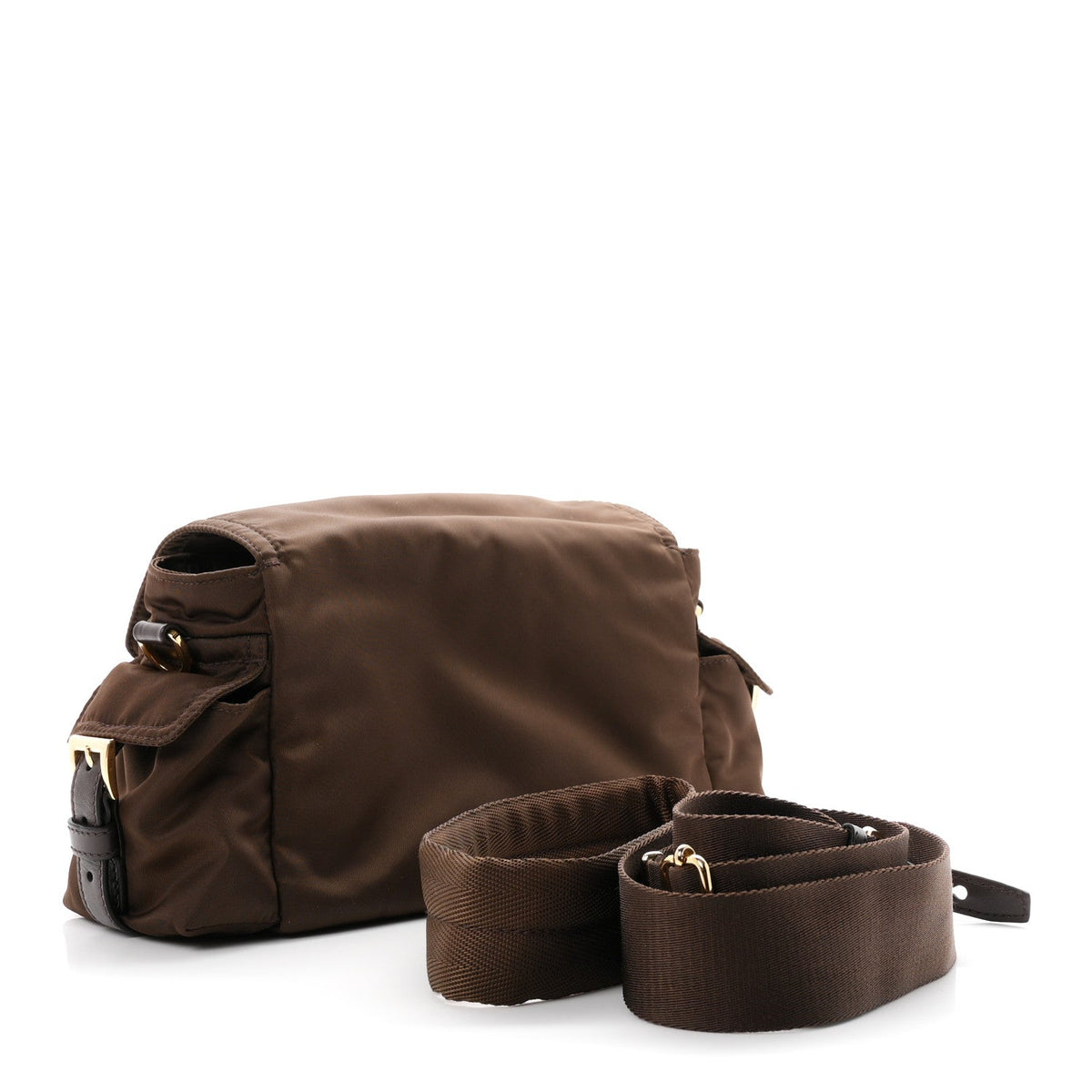 Re-Nylon Medium Explore Shoulder Bag Bruciato