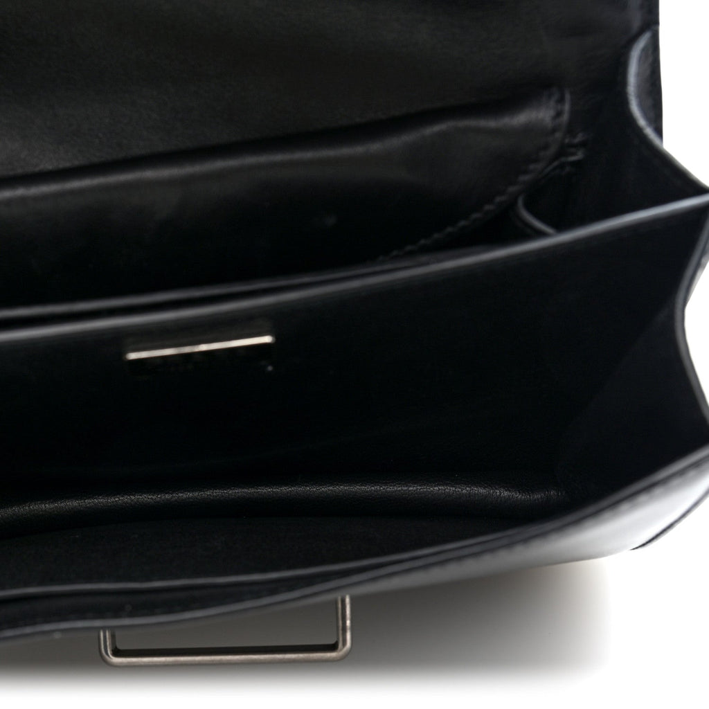 City Calf Saffiano Cahier Bag Black
