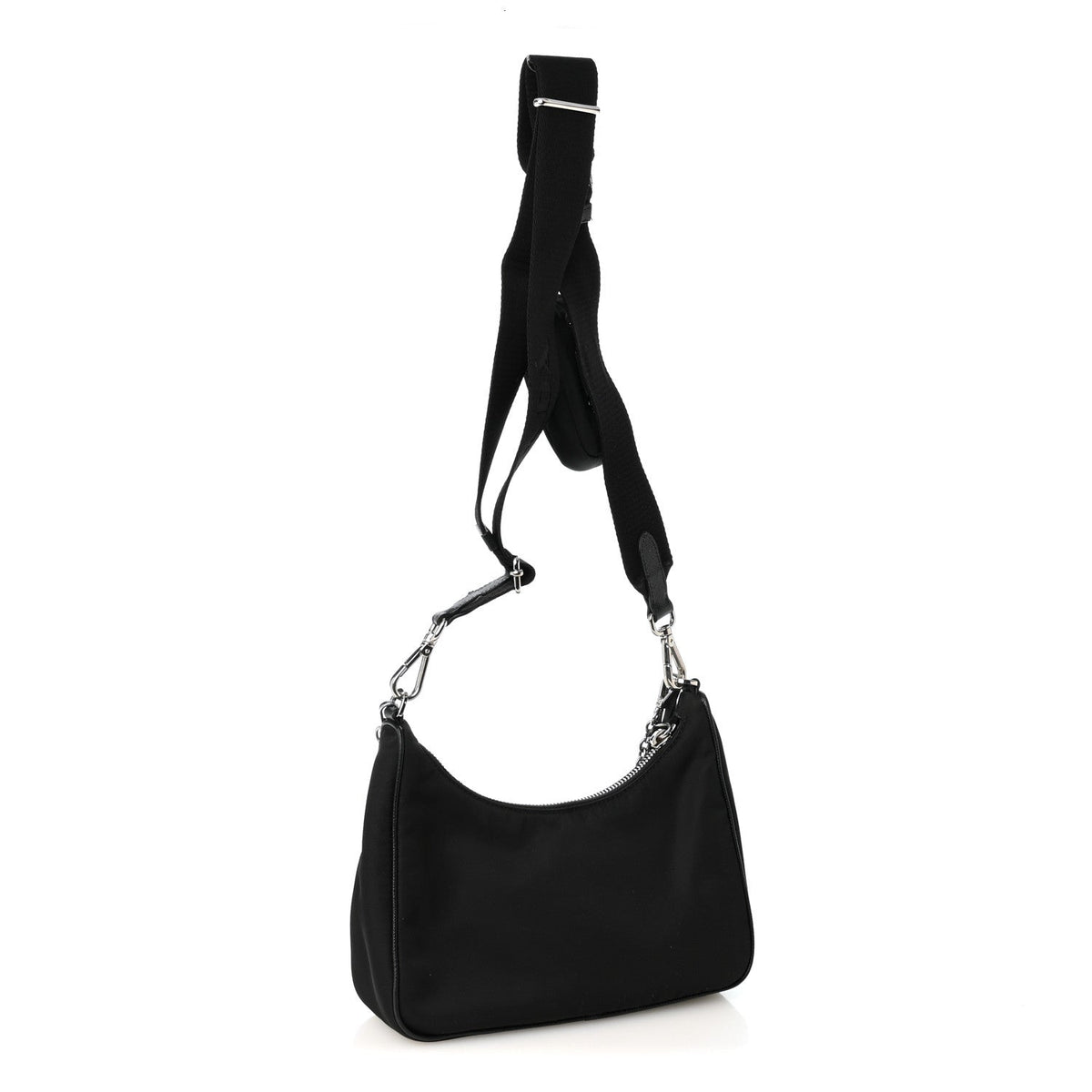 Re-Nylon Saffiano Re-Edition 2005 Shoulder Bag Black