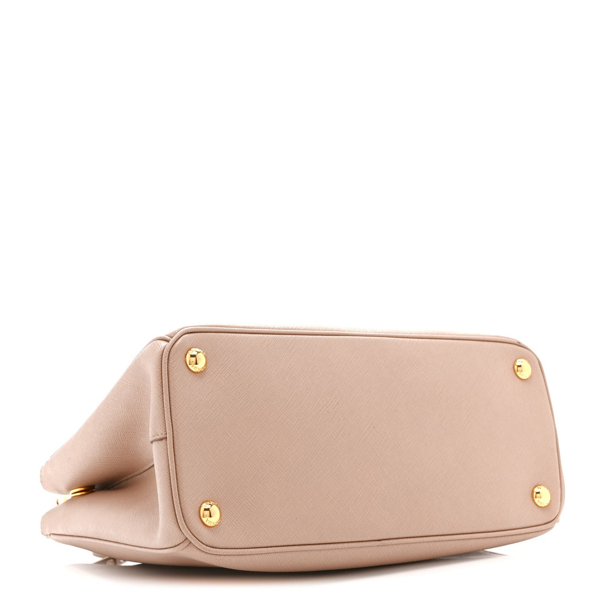 Saffiano Lux Small Galleria Double Zip Tote Cipria