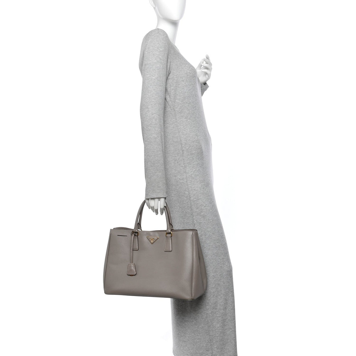 Saffiano Lux Large Tote Argilla