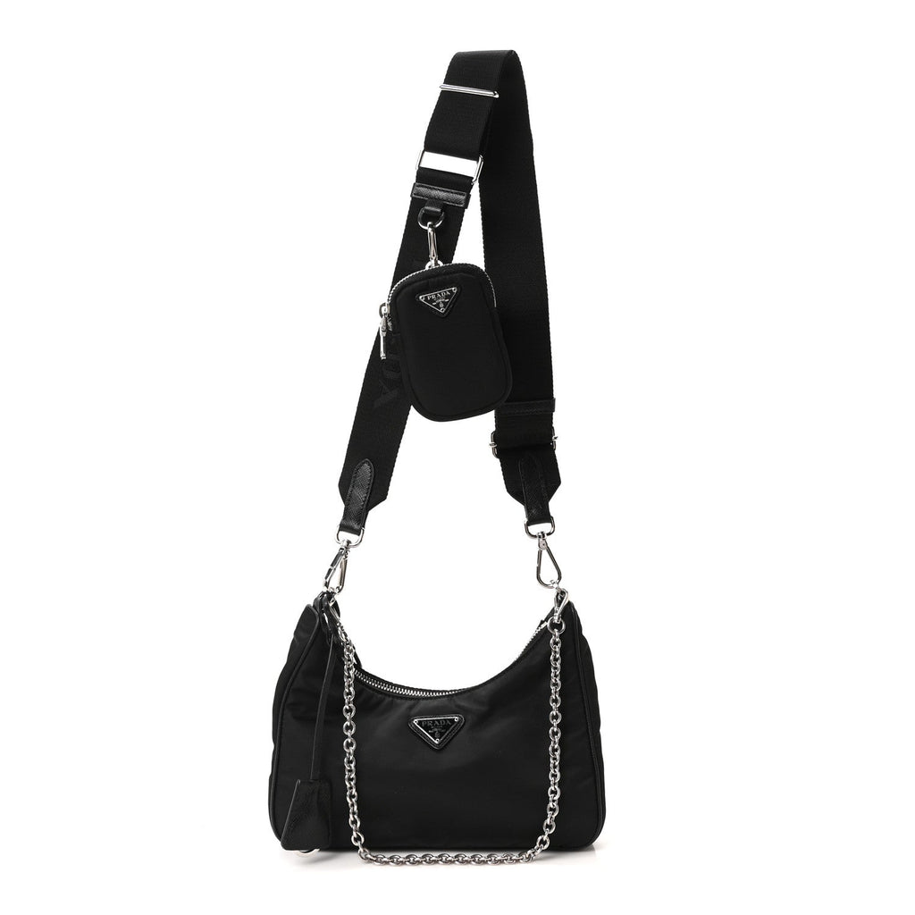 Nylon Re-Edition 2005 Shoulder Bag Black