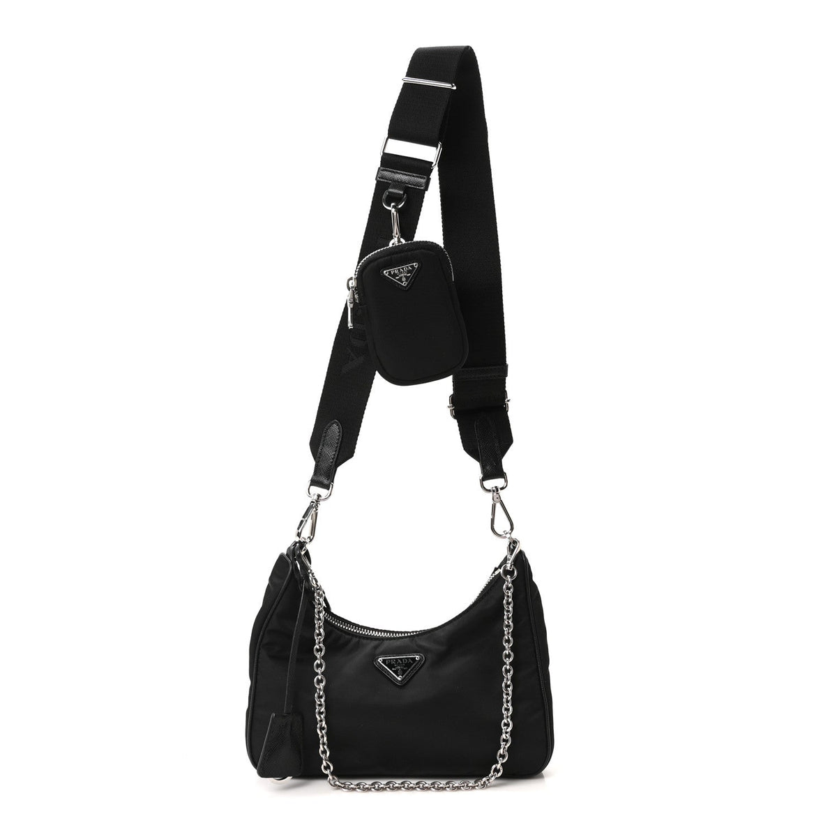 Nylon Re-Edition 2005 Shoulder Bag Black