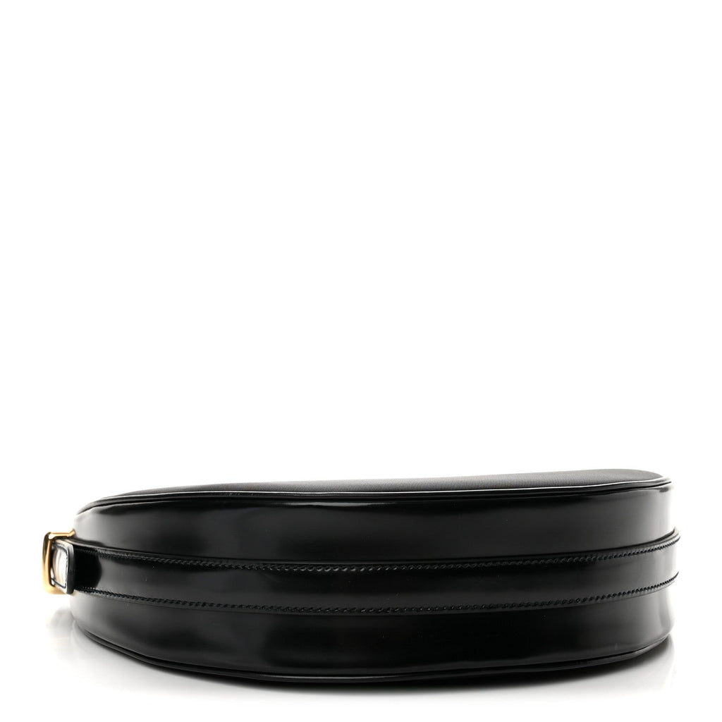 Re-Nylon Spazzolato Arque Shoulder Bag Black