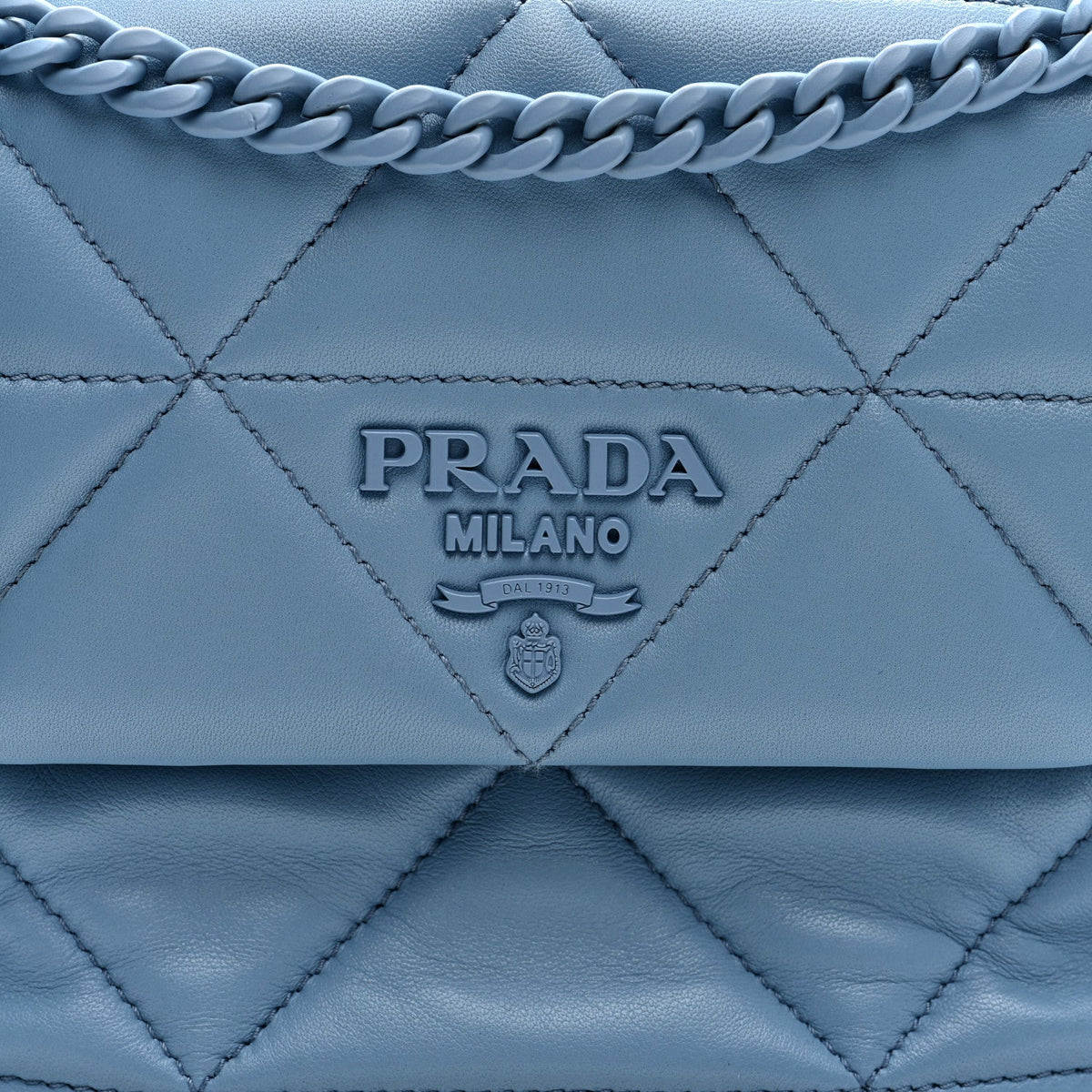 Nappa Triangle Stitched Small Spectrum Bag Astrale