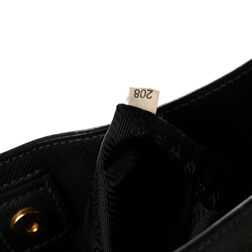 Saffiano Lux Large Tote Black