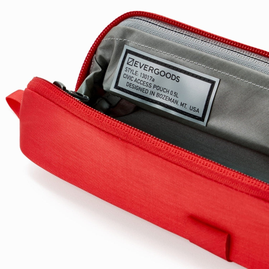 Evergoods Civic Access Pouch 0.5L in Ultra Red