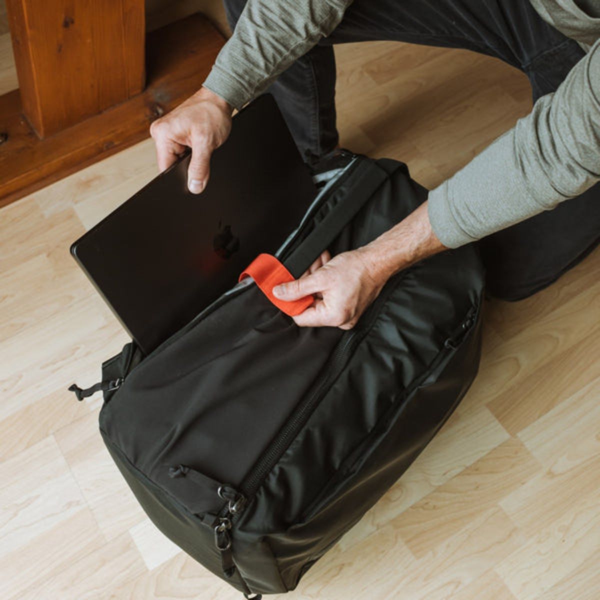 Evergoods Civic Travel Bag 35L in Solution Dyed Black