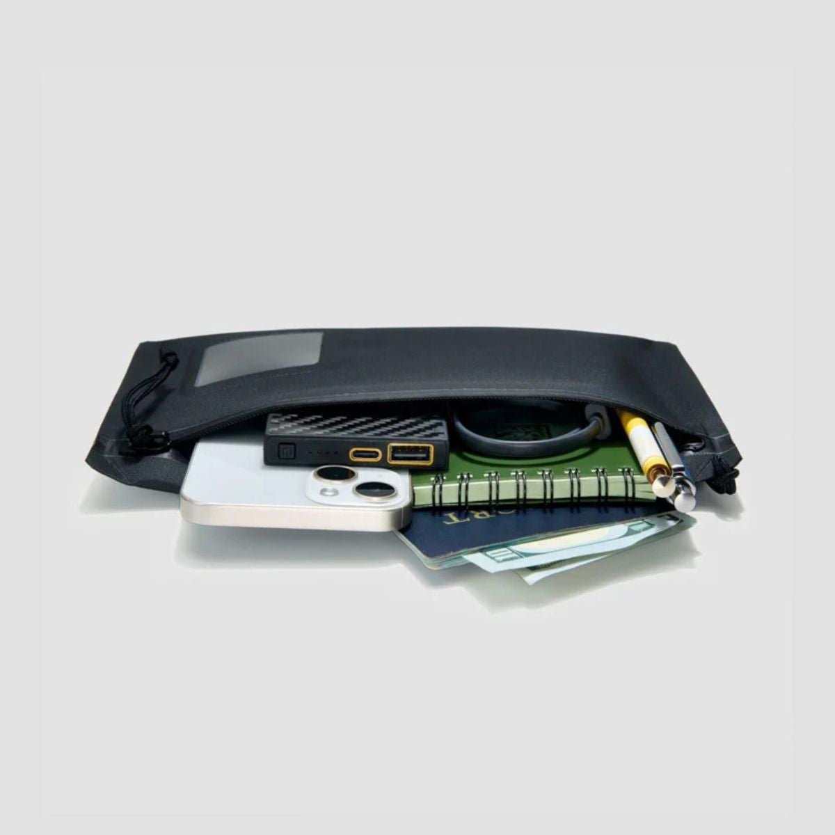 Evergoods Element Flat Pouch - Small in Solution Dyed Black