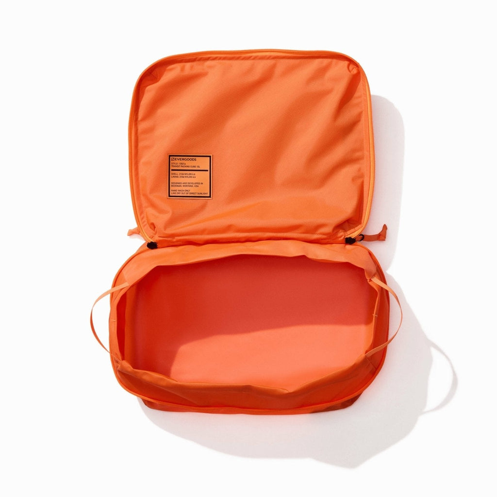 Evergoods Transit Packing Cube 10L in Hot Orange