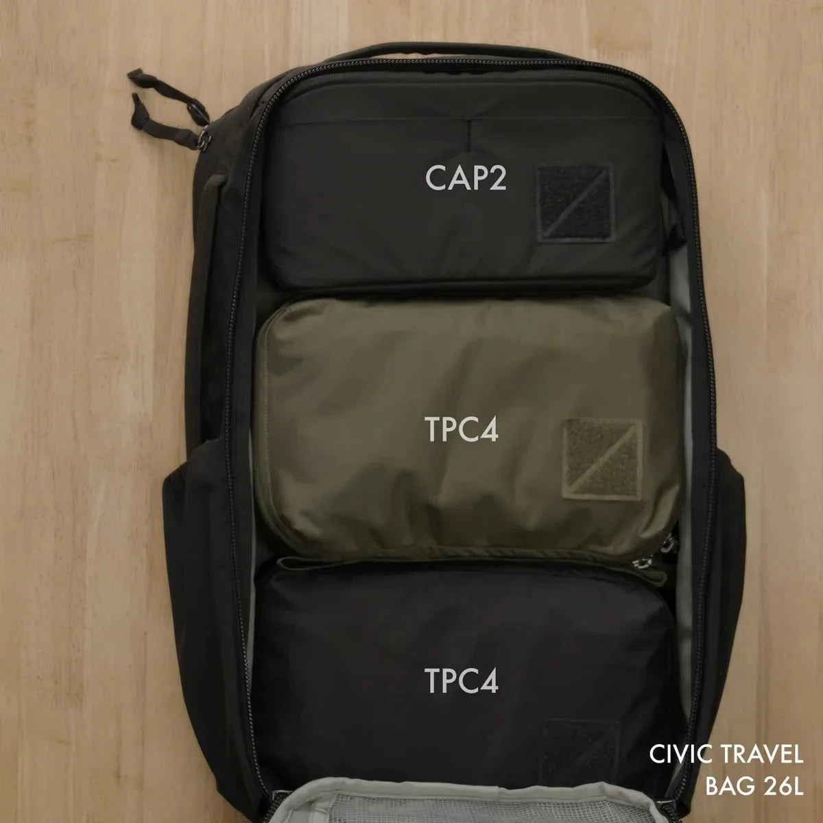 Evergoods Transit Packing Cube 4L in OD Green