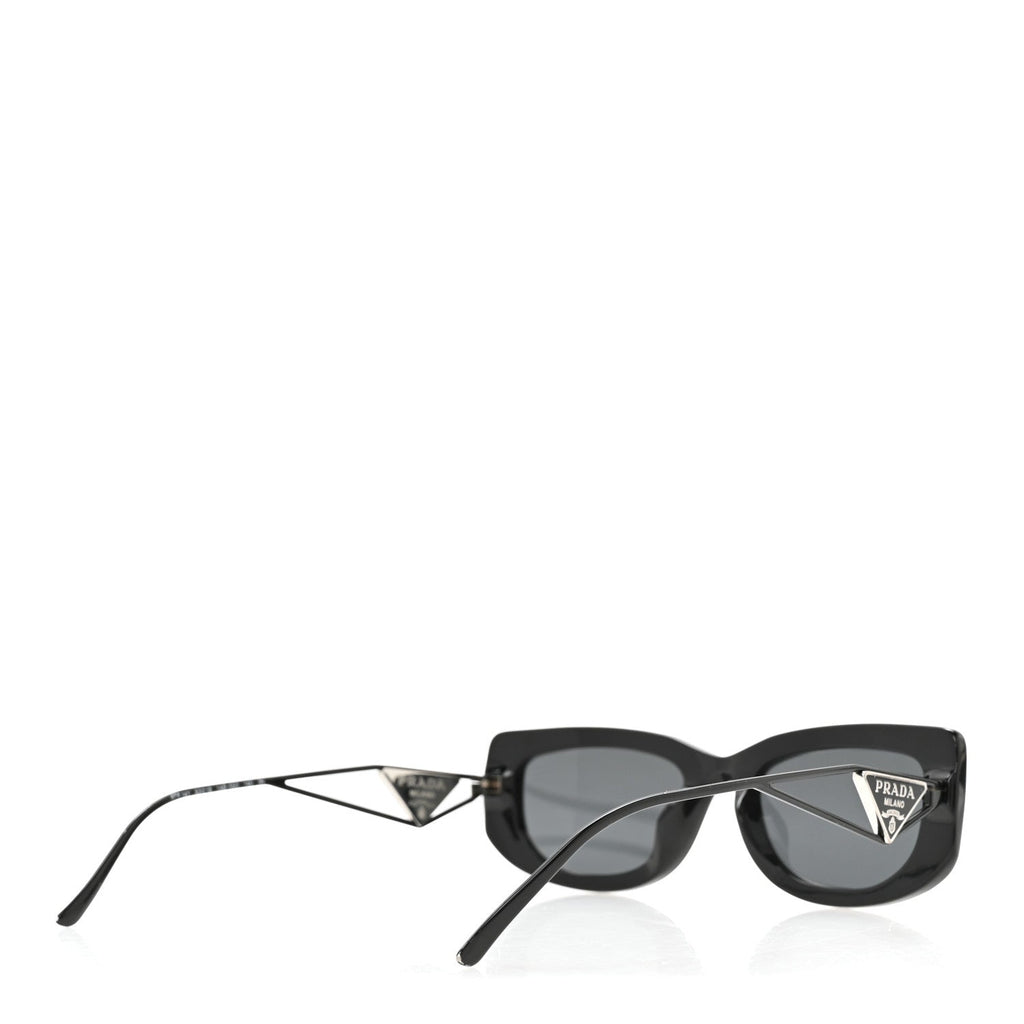Acetate Sunglasses SPR 14Y Black Slate Gray