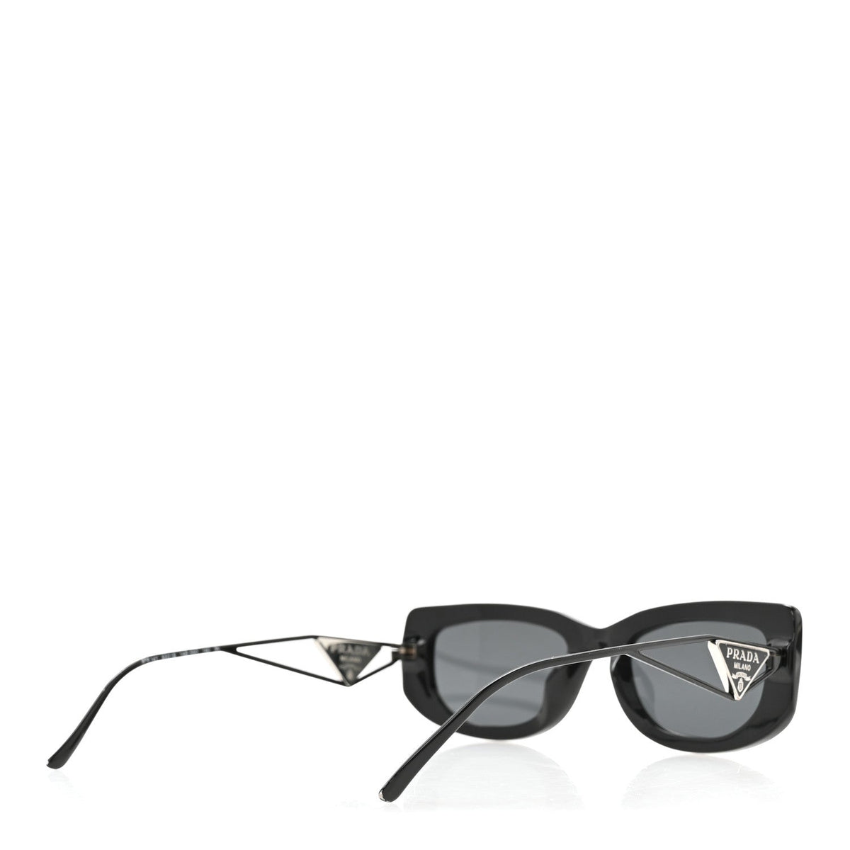 Acetate Sunglasses SPR 14Y Black Slate Gray