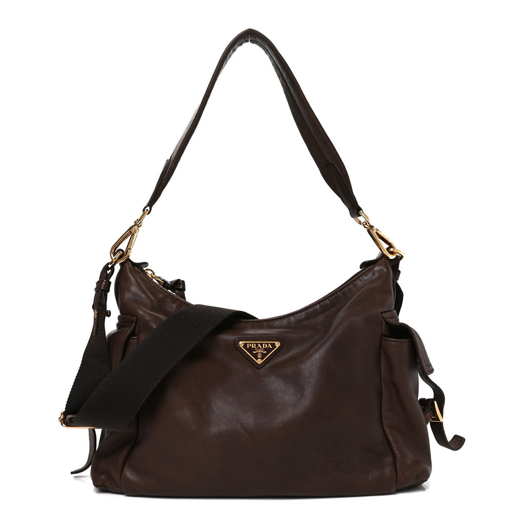 Nappa Explore Shoulder Bag Coffee
