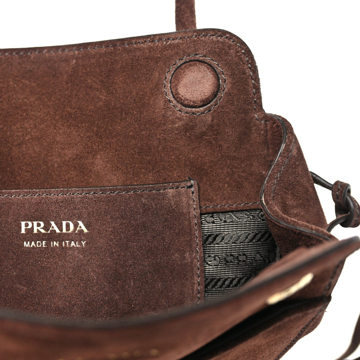 Scamosciato Mini Carry Shoulder Bag Moro