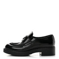 Spazzolato Metal Triangle 50mm Loafers 38 Black