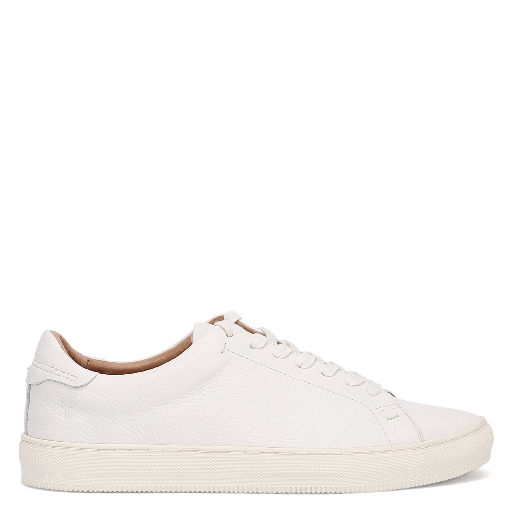 Frye Men's Astor Low Lace in White/Tumbled Cow