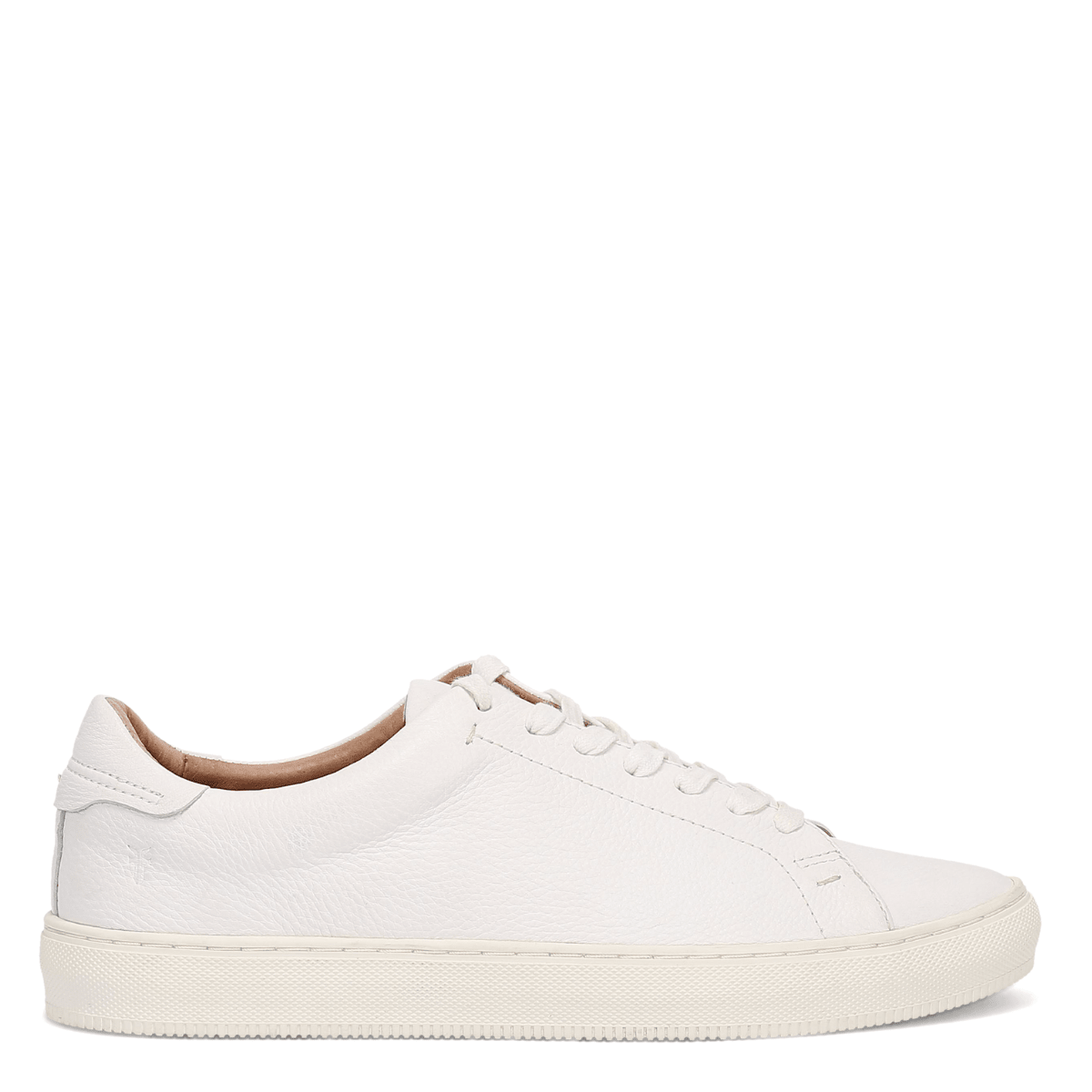 Frye Men's Astor Low Lace in White/Tumbled Cow