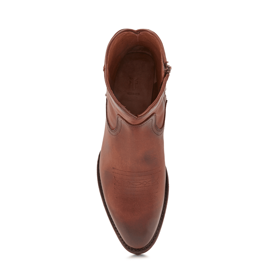 Frye Men's Austin Inside Zip in Cognac