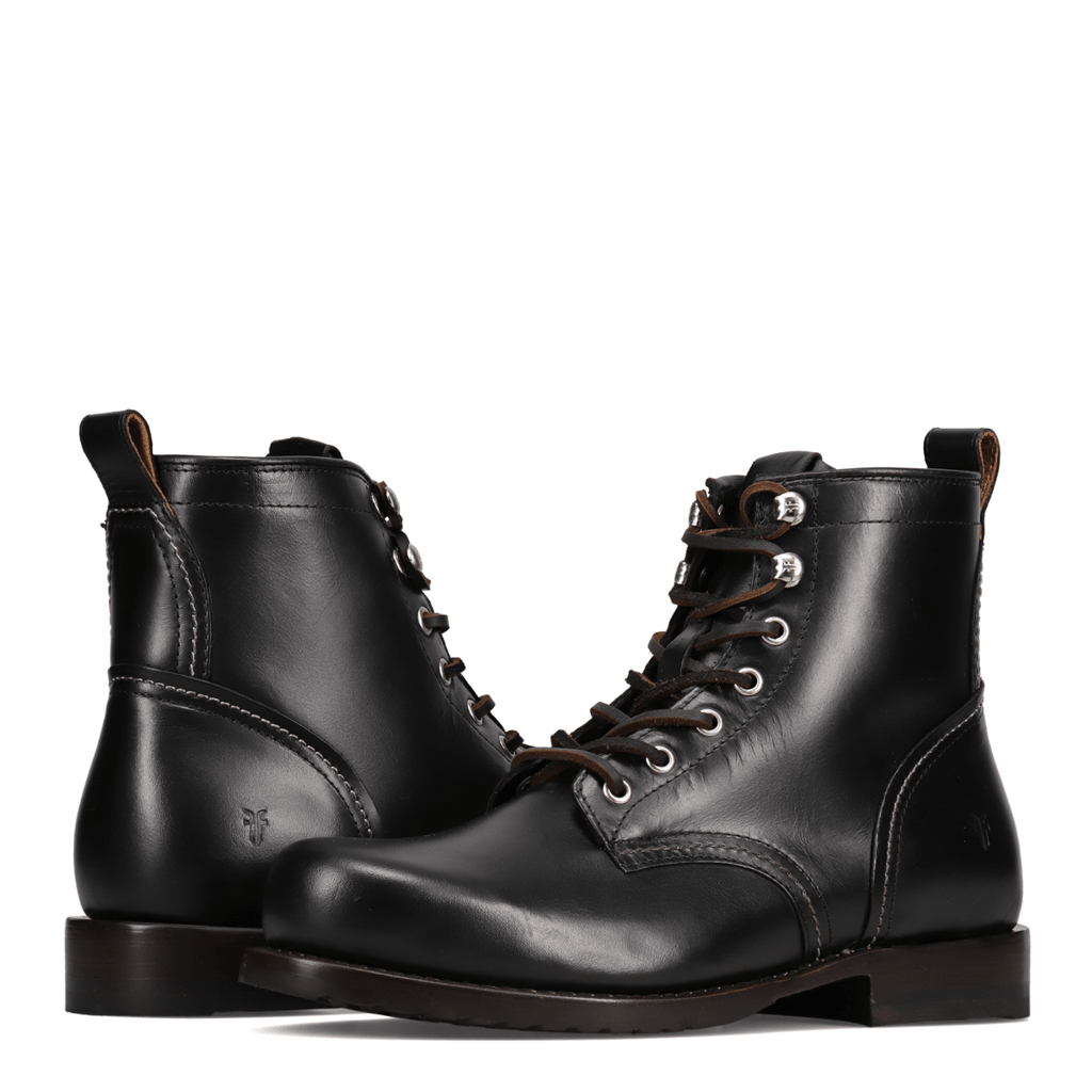 Frye Men's Hudson Workboot Lug in Black