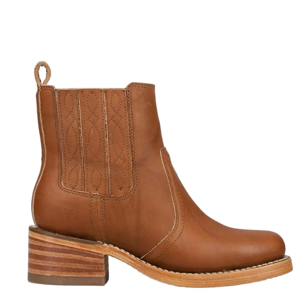 Frye Women's Campus Chelsea in Saddle/Earthquake