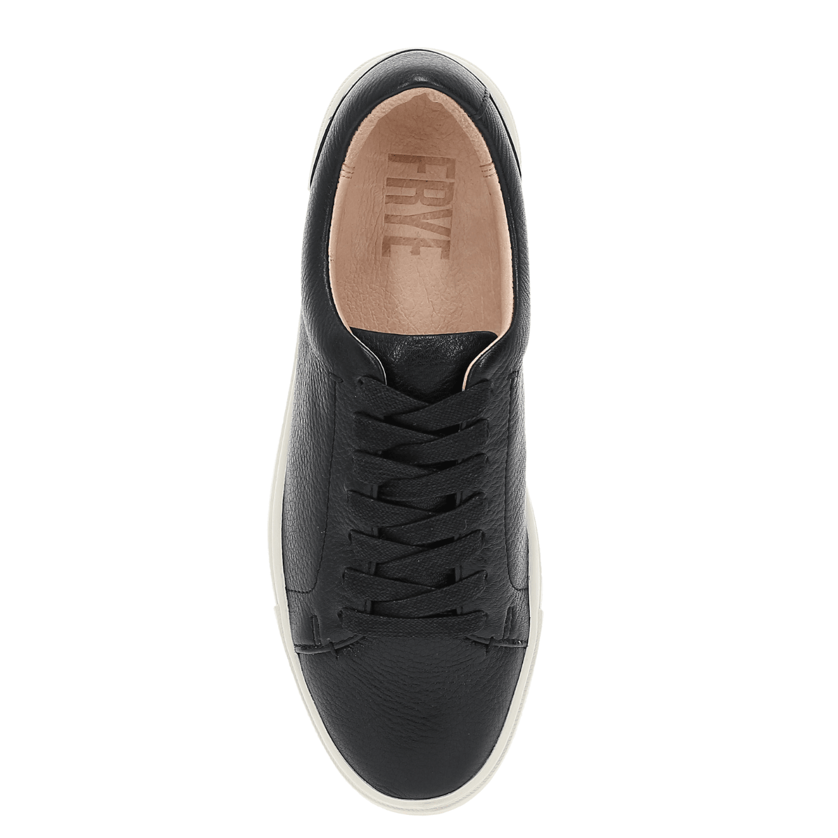 Frye Women's Ivy Low lace in Black/Polished Soft Full Grain