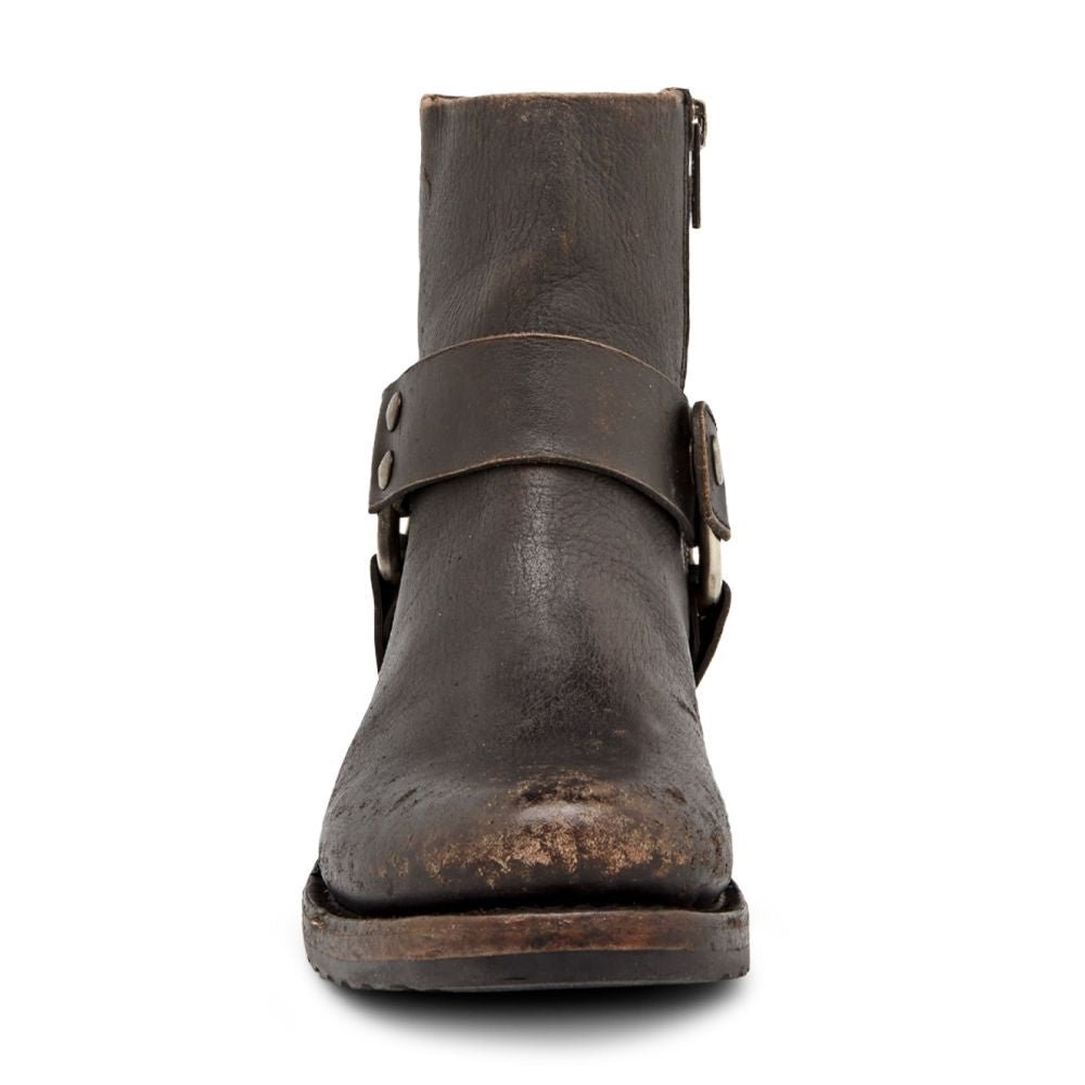 Frye Women's Veronica Harness Short in Blackfull Grain Brush Off