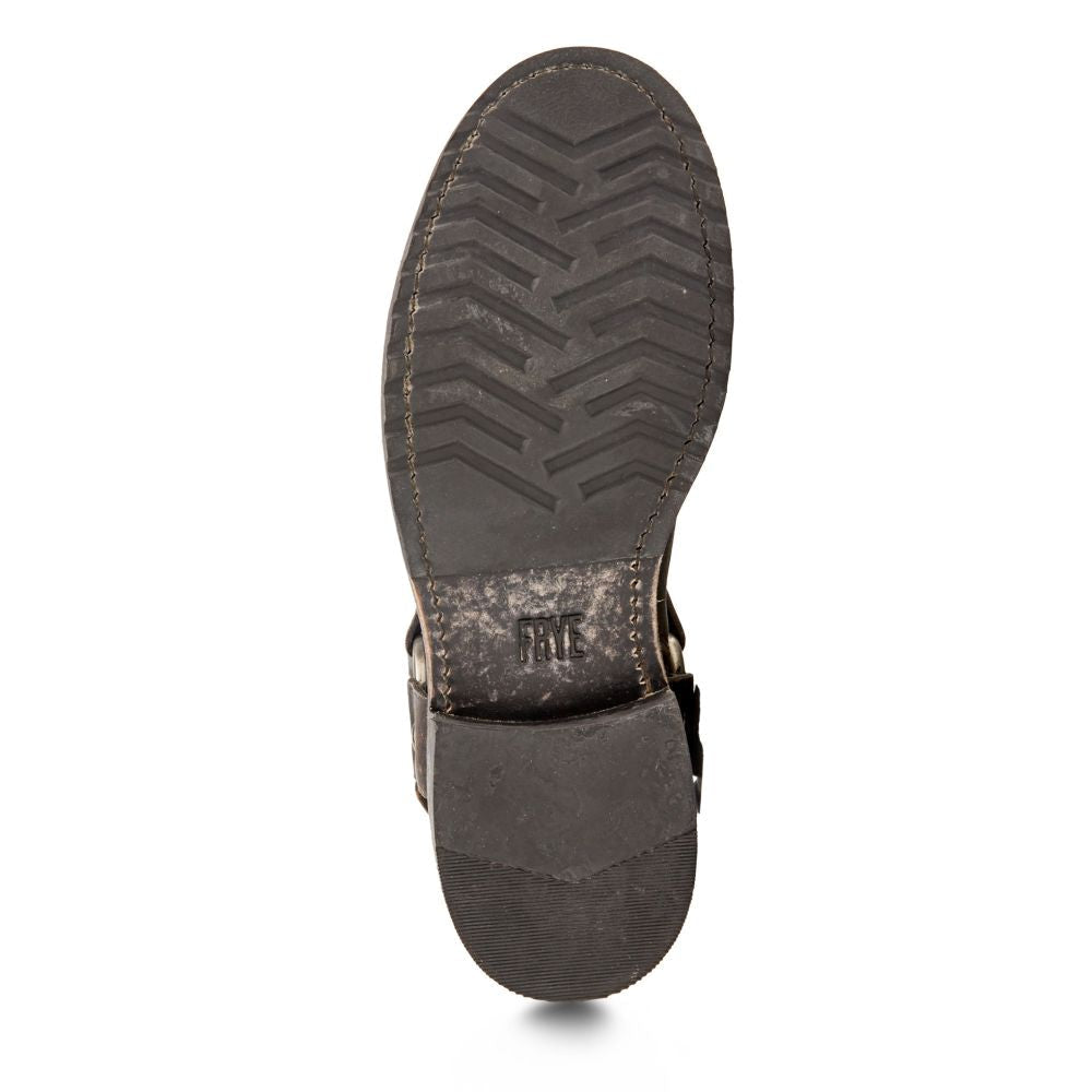 Frye Women's Veronica Harness Short in Blackfull Grain Brush Off