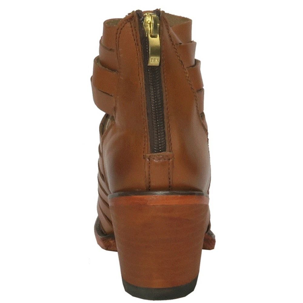 Getoutside Women's Lola Strappy Heel Boot in Maple