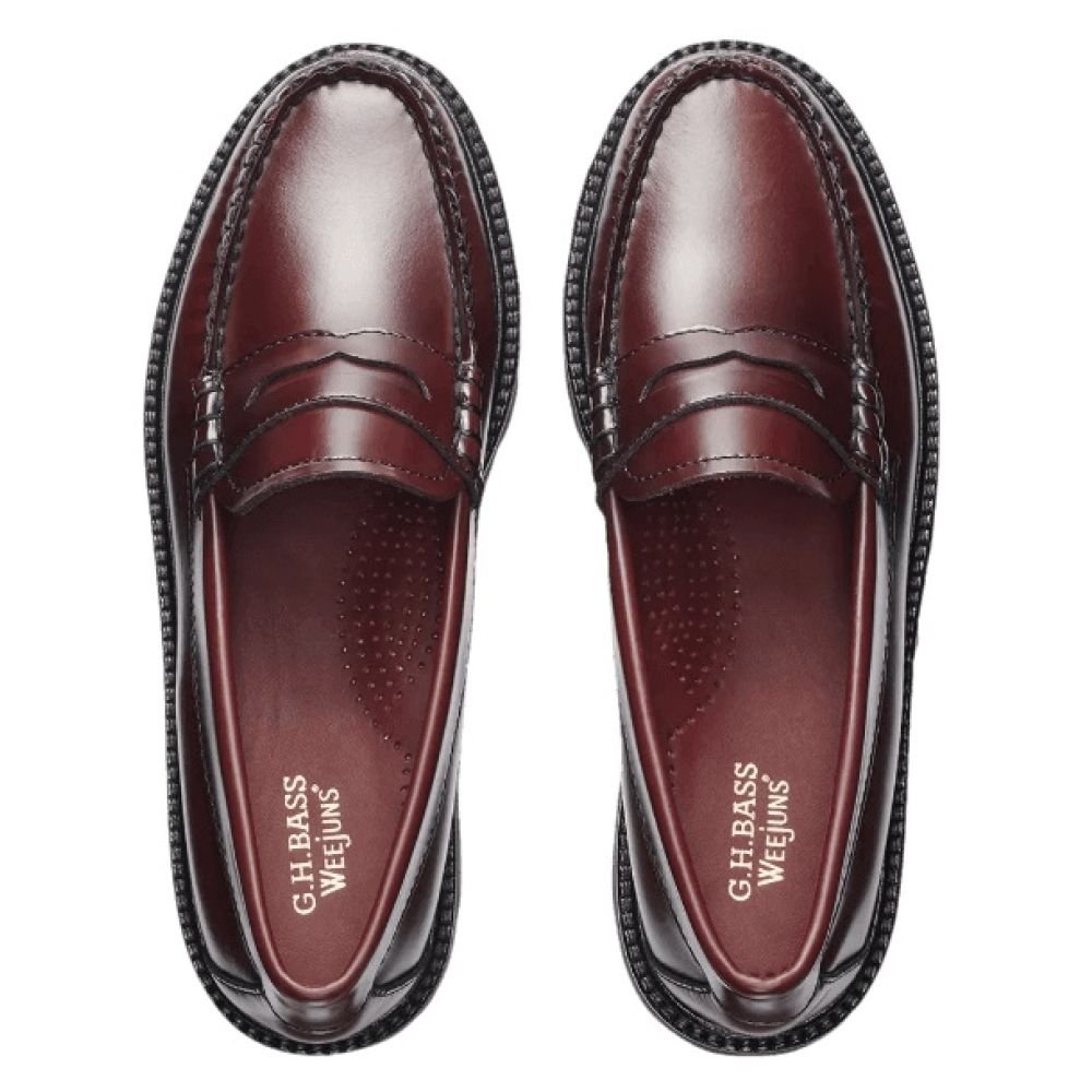 G.H. Bass Women's Whitney Super Lug Weejuns Loafer in Wine
