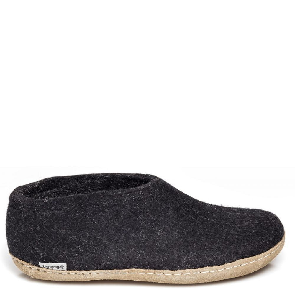 Glerups Shoe Leather Sole in Charcoal