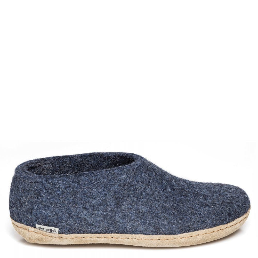 Glerups Shoe Leather Sole in Denim