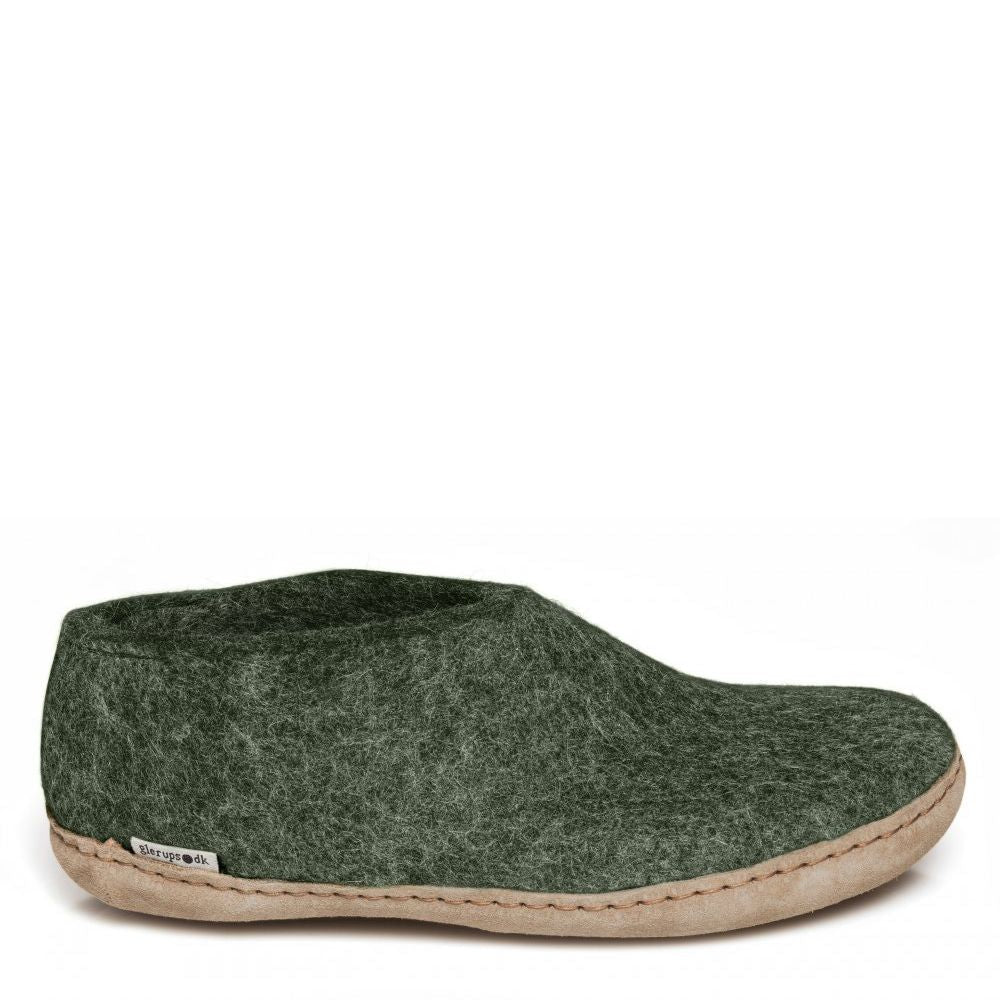 Glerups Shoe Leather Sole in Forest